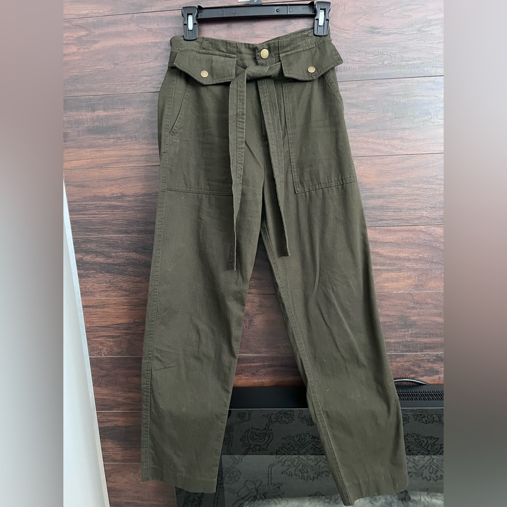Banana Republic Dark Olive Cargo Pants